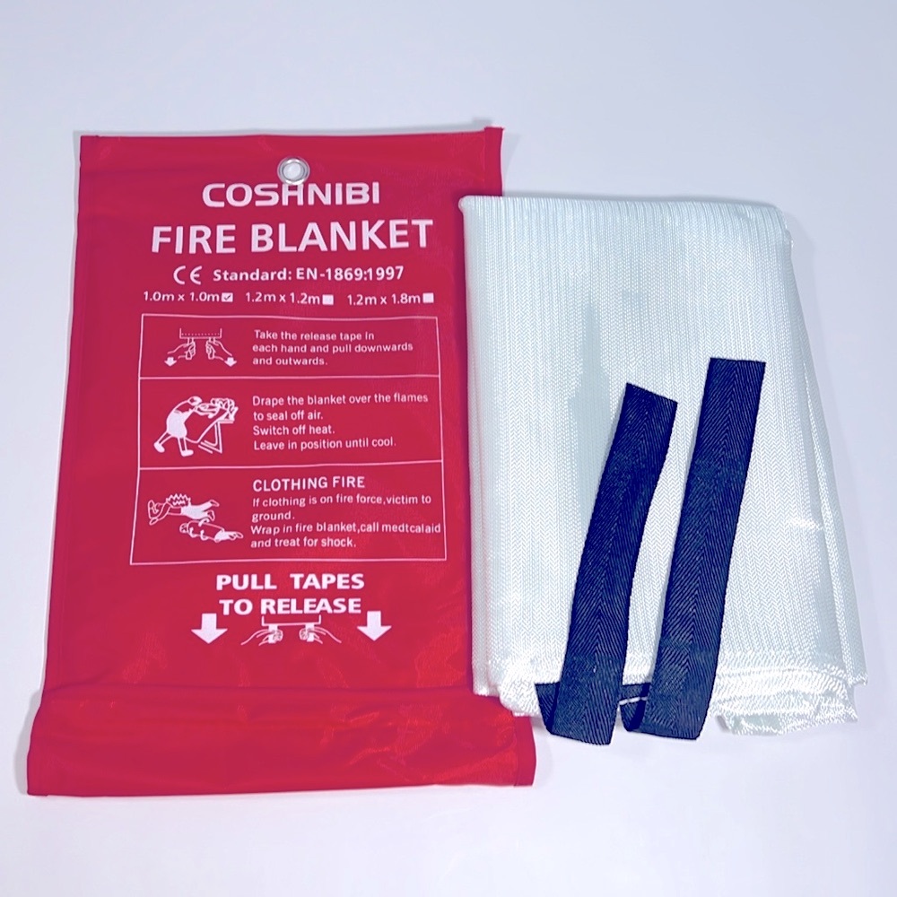 COSHNIBI FIRE BLANKET ONE PACK WITH RED COVER